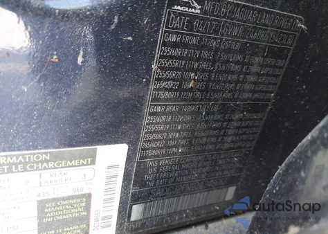 2018 Jaguar F-Pace 20D Premium from USA, damaged, VIN SADCJ2FN2JA248663